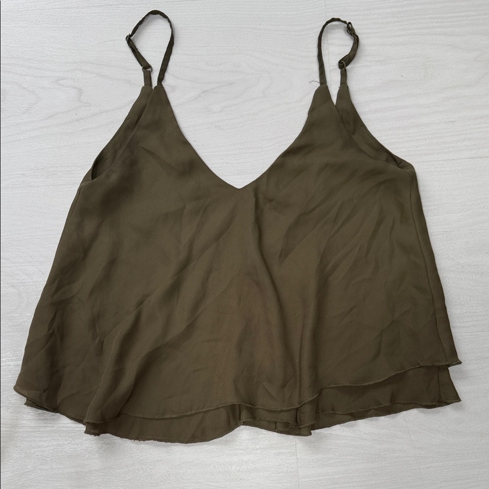 Tobi Olive Camisole Top